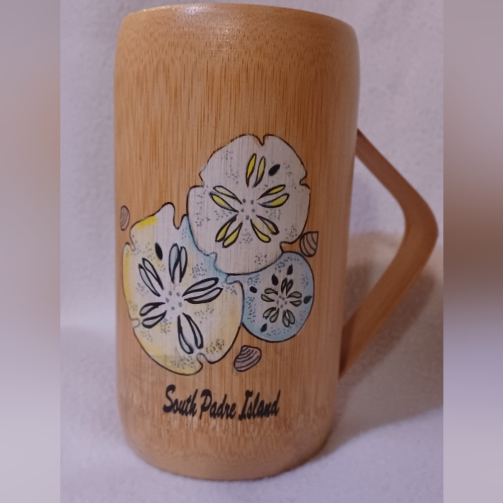Padre Island Souvenir Bamboo Mug